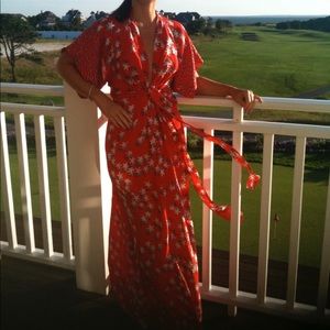 Issa London Silk Kimono Dress